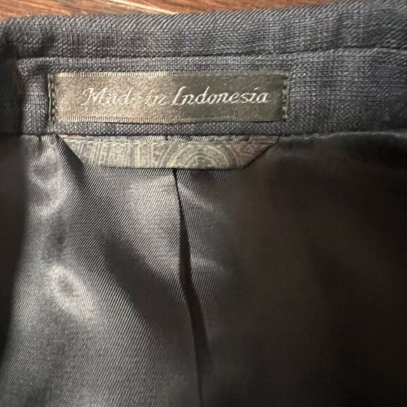 Lauren Ralph Lauren Classic Fit Wool Suit Jacket Blazer Career Academia Gray 42R - Picture 3 of 6